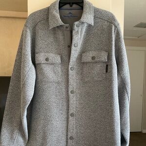 Tommy Bahama Shackett, heather grey with grey fleece lining, medium.